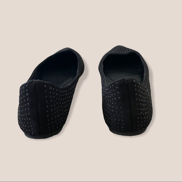 Brekelle’s Pointed Flat 5.5 Studded Black Sparkly - Picture 5 of 6